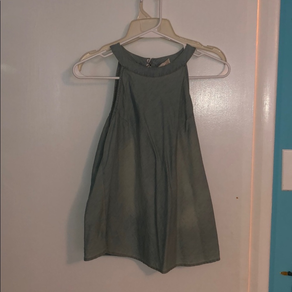 A cute jean tank